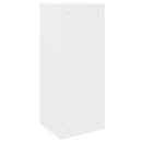 Pakke drop boks med opbevaring Hvid 41 x 38 x 103 cm Stål