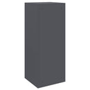 Pakke drop boks med opbevaring Antracit 41 x 38 x 103 cm Stål