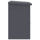 Pakke drop boks med opbevaring Antracit 47,5 x 38 x 59 cm Stål