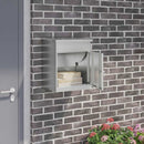 Pakke drop boks Sort 47,5 x 38 x 59 cm Galvaniseret stål