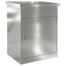 Pakke drop boks Sort 47,5 x 38 x 59 cm Galvaniseret stål