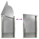 Pakke drop boks Sort 47,5 x 38 x 59 cm Galvaniseret stål