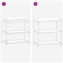 Køkkenopbevaring HATTEM Sort 90 x 50 x 92 cm Stål