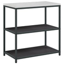 Køkkenopbevaring HATTEM Sort 90 x 50 x 92 cm Stål