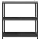 Køkkenopbevaring HATTEM Sort 90 x 50 x 92 cm Stål