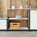 Køkkenopbevaring HATTEM Hvid 90 x 50 x 92 cm Stål