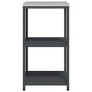 Køkkenopbevaring HATTEM Antracit 60 x 50 x 92 cm Stål
