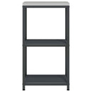 Køkkenopbevaring HATTEM Antracit 40 x 50 x 92 cm Stål