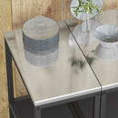 Køkkenopbevaring HATTEM Sort 30 x 50 x 92 cm Stål