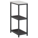 Køkkenopbevaring HATTEM Sort 30 x 50 x 92 cm Stål