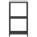 Køkkenopbevaring HATTEM Sort 30 x 50 x 92 cm Stål