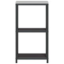 Køkkenopbevaring HATTEM Sort 30 x 50 x 92 cm Stål