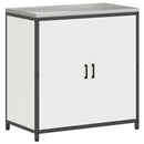 Køkkenopbevaring HATTEM Hvid 90 x 50 x 92 cm Stål