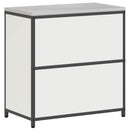 Køkkenopbevaring HATTEM Hvid 90 x 50 x 92 cm Stål