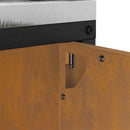 Køkkenopbevaring HATTEM Rusten 90 x 50 x 92 cm Stål