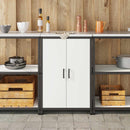 Køkkenopbevaring HATTEM Hvid 60 x 50 x 92 cm Stål