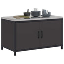 Køkkenopbevaring HATTEM Sort 90 x 50 x 53 cm Stål