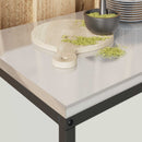 Køkkenopbevaring HATTEM Hvid 90 x 50 x 53 cm Stål