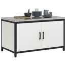 Køkkenopbevaring HATTEM Hvid 90 x 50 x 53 cm Stål