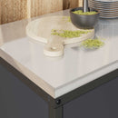Køkkenopbevaring HATTEM Antracit 90 x 50 x 53 cm Stål