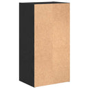 Bogreol Sort eg 40 x 30 x 77 cm Konstrueret træ