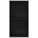 Bogreol Sort eg 40 x 30 x 77 cm Konstrueret træ
