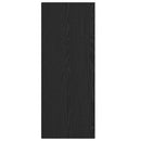 Bogreol Sort eg 40 x 30 x 77 cm Konstrueret træ