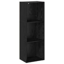 Bogreol Sort eg 40 x 30 x 114 cm Konstrueret træ