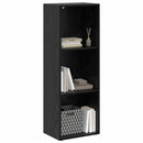 Bogreol Sort eg 40 x 30 x 114 cm Konstrueret træ