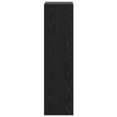 Bogreol Sort eg 40 x 30 x 114 cm Konstrueret træ