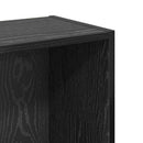 Bogreol Sort eg 80 x 24 x 109 cm Konstrueret træ