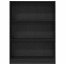 Bogreol Sort eg 80 x 24 x 109 cm Konstrueret træ