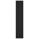 Bogreol Sort eg 40 x 30 x 152 cm Konstrueret træ