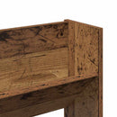 Sko skab 2 pcs Gammelt træ 80 x 18 x 60 cm Konstrueret træ