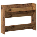 Sko skab 2 pcs Gammelt træ 80 x 18 x 60 cm Konstrueret træ