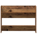 Sko skab 2 pcs Gammelt træ 80 x 18 x 60 cm Konstrueret træ
