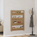Sko skab 2 pcs Artisan Egetræ 81 x 18 x 60 cm Konstrueret træ