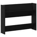 Sko skab med hylde Sort eg 82 x 18 x 60 cm Konstrueret træ