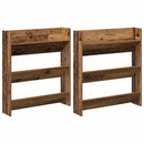 Sko skab 2 pcs Gammelt træ 84 x 18 x 90 cm Konstrueret træ