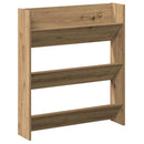 Sko skab 2 pcs Artisan Egetræ 85 x 18 x 90 cm Konstrueret træ