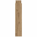 Sko skab 2 pcs Artisan Egetræ 85 x 18 x 90 cm Konstrueret træ
