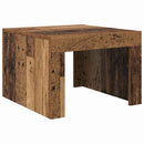 Sofabord Gammelt træ 50 x 50 x 35 cm Konstrueret træ