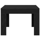 Sofabord Sort eg 50 x 50 x 35 cm Konstrueret træ