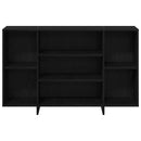 Sideboard Sort eg 120 x 30 x 75 cm Konstrueret træ