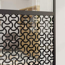 Glasdør Fretwork Sort 90 x 2 x 205 cm Aluminium