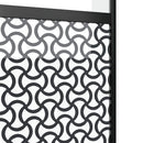 Glasdør Fretwork Sort 102,5 x 2 x 205 cm Aluminium