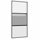 Glasdør Fretwork Sort 102,5 x 2 x 205 cm Aluminium