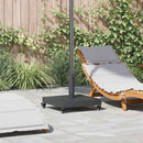 Parasolfod Mørkegrå 45 x 45 x 31,5 cm