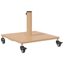 Parasolfod Lys Træ 45 x 45 x 31,5 cm