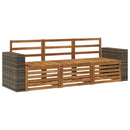 Sofasæt 3 pcs Massivt Akacietræ